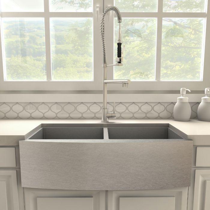 ZLINE Van Gogh Kitchen Faucet in Brushed Nickel, VNG-KF-BN - product image 4
