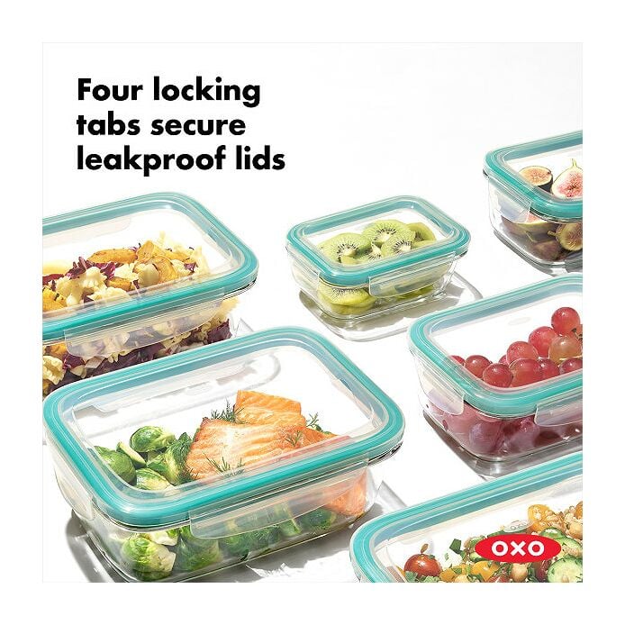 OXO 8 Piece SNAP Glass Round Container Set - image 9