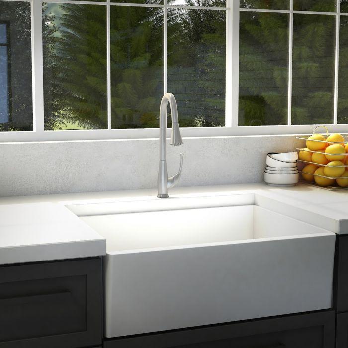 ZLINE Castor Kitchen Faucet, FPBC-SS-7