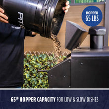 Black Pit Boss smoker with 65LB hopper capacity for low & slow dishes.