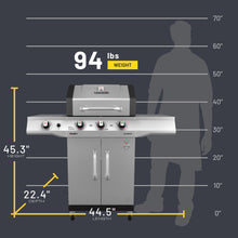 Char-Broil Performance 3B Gas Grill 375 Premium Silver - product image 7