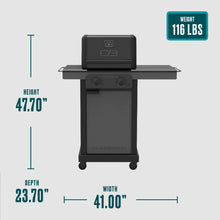 Char-Broil Commercial Series™ 2 Burner Gas Grill & Griddle (Black) - product image 9