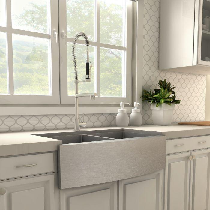 ZLINE Van Gogh Kitchen Faucet in Brushed Nickel, VNG-KF-BN - product image 3