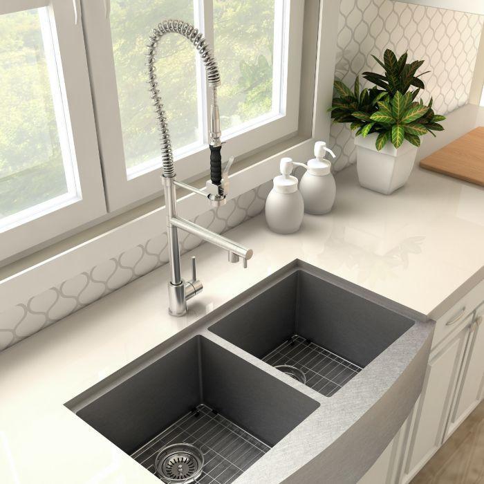 ZLINE Van Gogh Kitchen Faucet in Brushed Nickel, VNG-KF-BN - product image 2