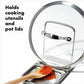 OXO Stainless Steel Spoon Rest with Lid Holder - image 2