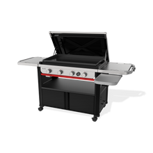 Weber Slate® 36" Rust-Resistant Griddle with Flip-Up Side Table - Image 11