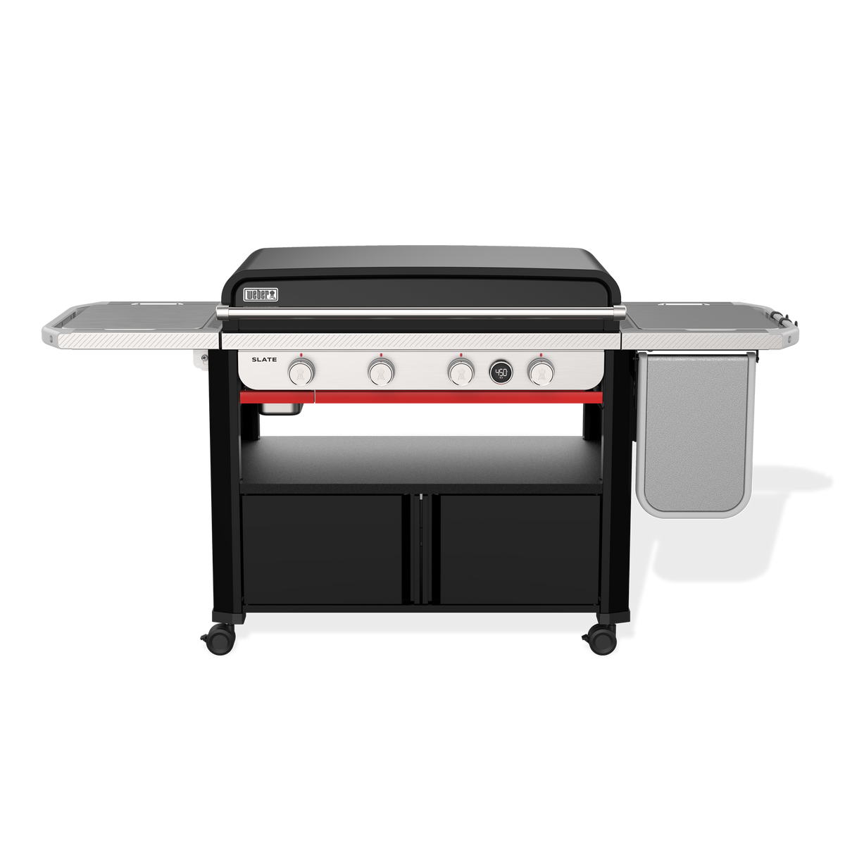 Weber Slate® 36" Rust-Resistant Griddle with Flip-Up Side Table