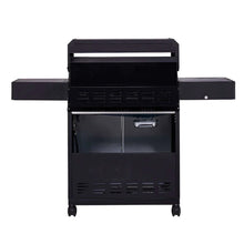 Monument Grills Denali 425 Series | 4 Burner Smart Tech Propane Gas Grill in Black