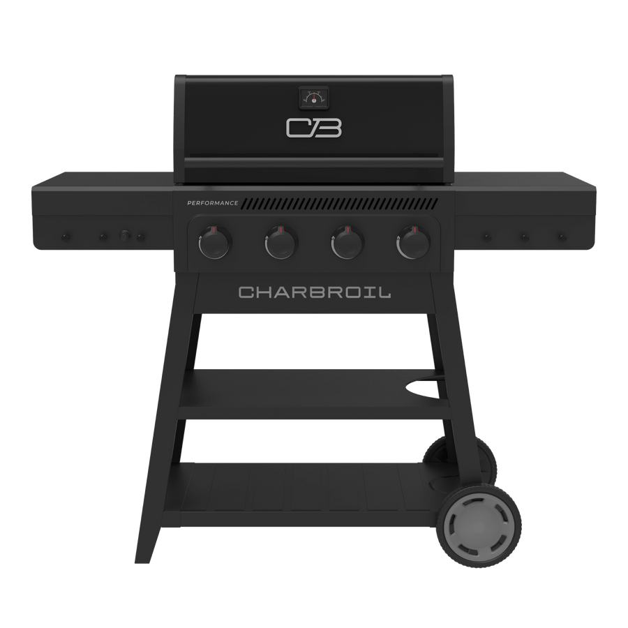 Char-Broil Performance Series™ 4-Burner Gas Grill with FlavorMax™ (Cart, Blackout)