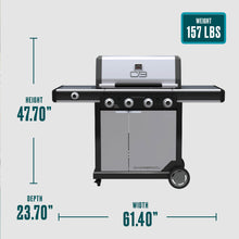 Char-Broil Commercial Series™ 4 Burner Gas Grill & Griddle - product image 10