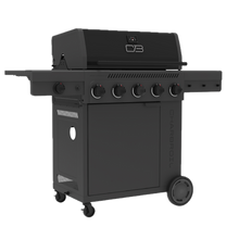 Char-Broil Performance Series™ FlavorMax™ 5 Burner Gas Grill Cabinet with Side Burner and 12" Griddle Black Gray - product image 3