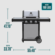 Char-Broil Commercial Series™ 3 Burner Gas Grill & Griddle - product image 9