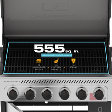 Char-Broil Performance Series™ FlavorMax™ 6 Burner Gas Grill Cabinet with Sear Burner and Side Burner Gray Stainless - product image 10