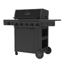 Char-Broil Performance Series™ FlavorMax™ 5 Burner Gas Grill Cabinet with Side Burner and 12" Griddle Black Gray - product image 2