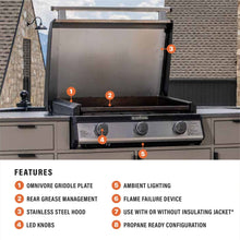 28" Built-in Griddle with Hood (Propane)