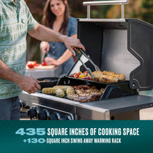 Char-Broil Performance Series™ 4-Burner Gas Grill with FlavorMax™ and Side Burner, (Sear Burner, Cabinet, Gray/Stainless Steel) - product image 4