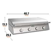 36" Built-In Griddle with Hood Natural Gas