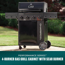 Char-Broil Performance Series™ 4-Burner Gas Grill with FlavorMax™ and Sear Burner (Cabinet, Blackout) - product image 2