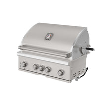THOR Kitchen 36" Freestanding Professional Propane Gas Grill Head with 4 Burners and Rotisserie Kit, TPG3601-G