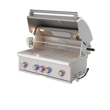 THOR Kitchen 36" Freestanding Professional Propane Gas Grill Head with 4 Burners and Rotisserie Kit, TPG3601-G