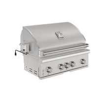 THOR Kitchen 36" Freestanding Professional Propane Gas Grill Head with 4 Burners and Rotisserie Kit, TPG3601-G