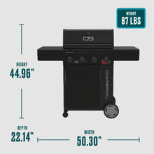Char-Broil Performance Series™ 4-Burner Gas Grill with FlavorMax™ and Sear Burner (Cabinet, Blackout) - product image 11