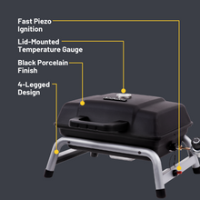 Char-Broil 1-Burner Portable Propane Gas Grill in Black - product image 6