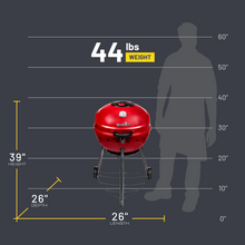 Char-Broil Kettleman® TRU-Infrared™ Charcoal Grill Red - product image 7