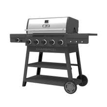 Char-Broil Performance Series™ FlavorMax™ 5 Burner Gas Grill Cart with Side Burner Gray - product image 2