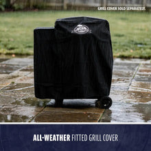 Black All-Weather Fitted Grill Cover by Pit Boss.
