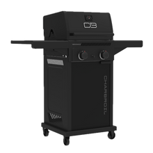 Char-Broil Performance Series™ FlavorMax™ 2 Burner Gas Grill Cabinet with Foldable Side Shelves Black - product image 2