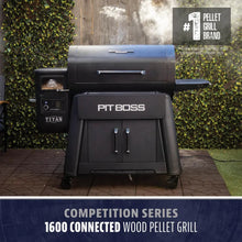 Black Pit Boss Competition Series 1600 Connected Wood Pellet Grill.