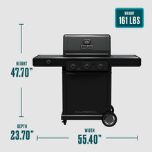 Char-Broil Pro Series™ 3 Burner Gas Grill & Griddle (Side Burner) - product image 9