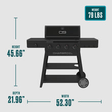 Char-Broil Performance Series™ FlavorMax™ 4 Burner Cart Gas Grill with Side Burner Blackout - product image 11