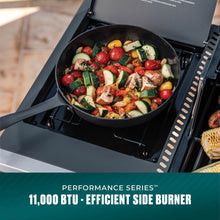 Char-Broil Performance Series™ 4-Burner Gas Grill with FlavorMax™ and Side Burner, (Sear Burner, Cabinet, Gray/Stainless Steel) - product image 10