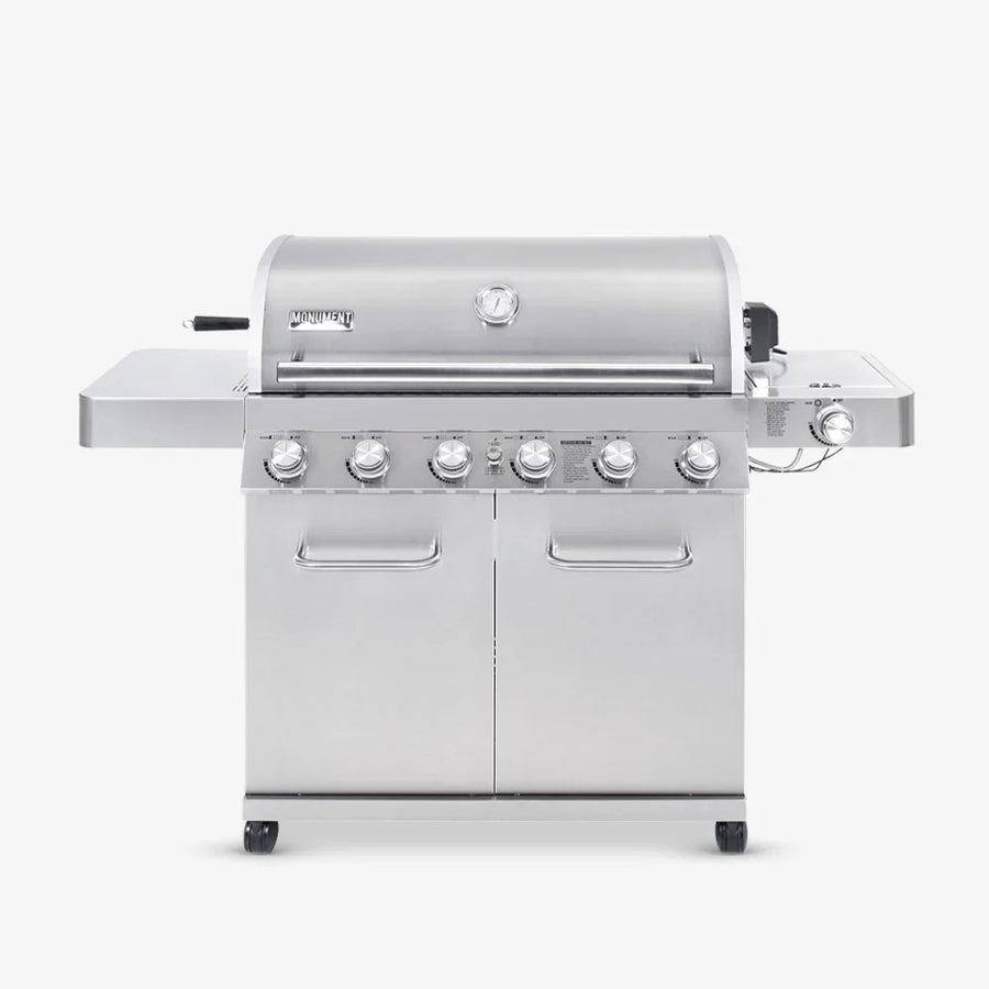 Monument Grills Classic 77352 Series | 6 Burner Propane Gas Grill in Stainless Steel