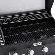 Monument Grills Denali 425 Series | 4 Burner Smart Tech Propane Gas Grill in Black