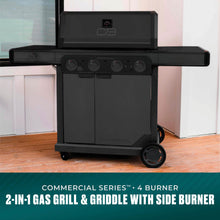 Char-Broil Commercial Series™ 4 Burner Gas Grill & Griddle (Black) - product image 2
