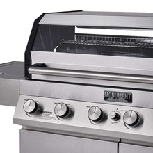 Monument Grills Denali 605 Series | 6 Burner Smart Tech Propane Gas Grill in Stainless Steel (Natural Gas Convertible)