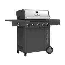 Char-Broil Performance Series™ FlavorMax™ 5 Burner Gas Grill Cabinet with Side Burner Gray - product image 2