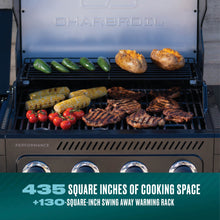 Char-Broil Performance Series™ 4-Burner Gas Grill with FlavorMax™ and Side Burner (Cabinet, Black) - product image 4