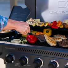 Char-Broil Performance Series™ FlavorMax™ 5 Burner Gas Grill Cart with Side Burner Gray - product image 12