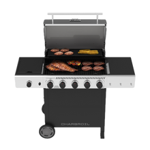 Char-Broil Performance Series™ 5 Burner Cart Gas Grill with Side Burner Black Stainless - product image 5