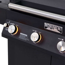 Monument Grills Denali 425 Series | 4 Burner Smart Tech Propane Gas Grill in Black