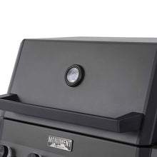 Monument Grills Eminence 425 Series | 4 Burner Fortified Propane Gas Grill in Silky Matte Black