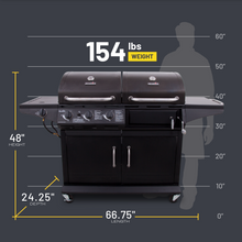 Char-Broil Deluxe Charcoal & Gas Combo Grill - product image 7