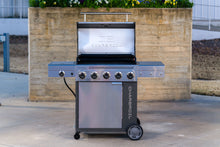 Char-Broil Performance Series™ FlavorMax™ 5 Burner Gas Grill Cabinet with Side Burner Gray Stainless - product image 7