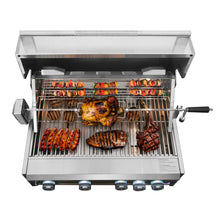 Cosmo 32" Built-In Propane Gas Grill with 5 Burners, Infrared Rotisserie, Knob LED Lighting in Stainless Steel, COS-BGGN325K