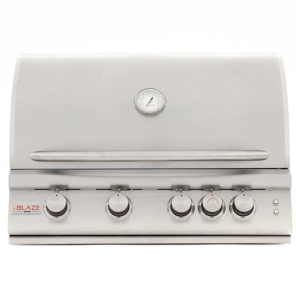 Blaze 32 in. Premium LTE 4 Burner Built-In Propane Gas Grill, BLZ-4LTE2MG-LP