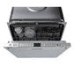 FORNO Rivestito 24-Inch Built-In Panel-Ready Dishwasher with Stainless Steel Interior, 45 dBA, ENERGY STAR, Model FDWBI8011-24
